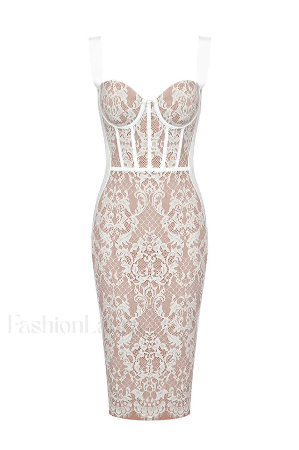 Poem Sling Stylish Dress With Lace
