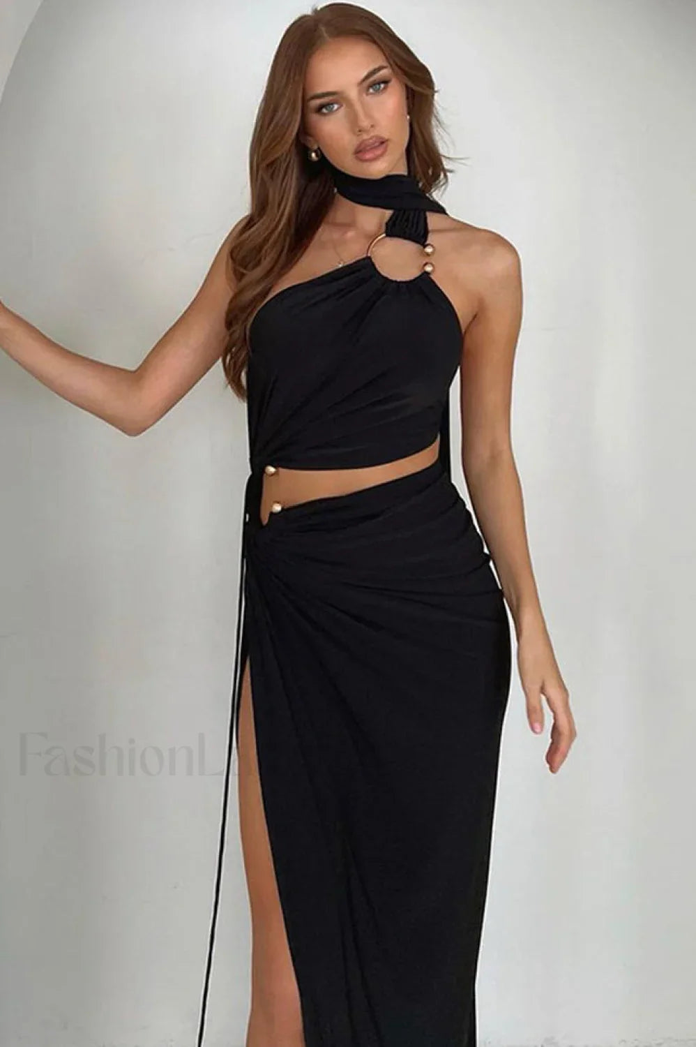Pooh-Who Asymmetrical Stylish Cut-Out Dress