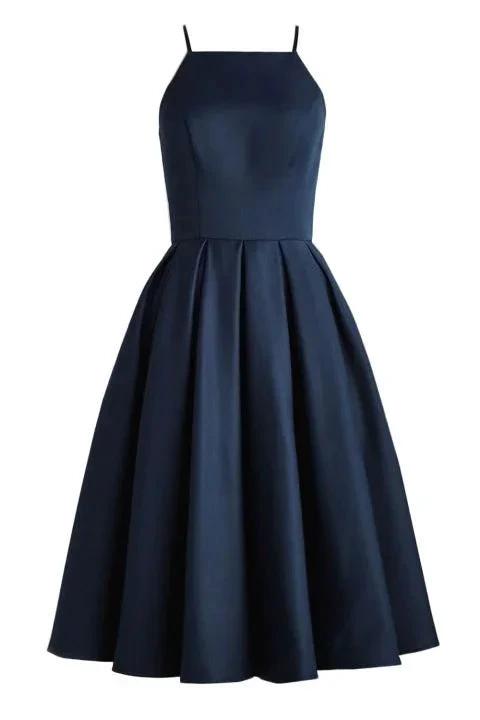 Simple Spaghetti Straps Short Homecoming Dress Cute Girls Short Cocktail Party Dress Short School Dance Dresses (ZD12208)