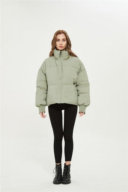 DressBetty - Winter Zipper Pockets Female Warm Elegant Coat - View 2 | VelvetHem