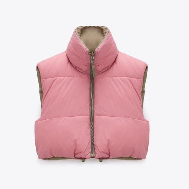 DressBetty - Cardigan Waistcoat Thick Sleeveless Coat - View 3 | VelvetHem