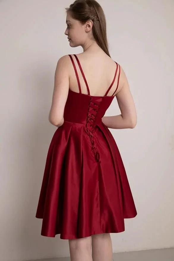 Prom Dress With Shorts Homecoming Dress with Pockets (ZD11691)