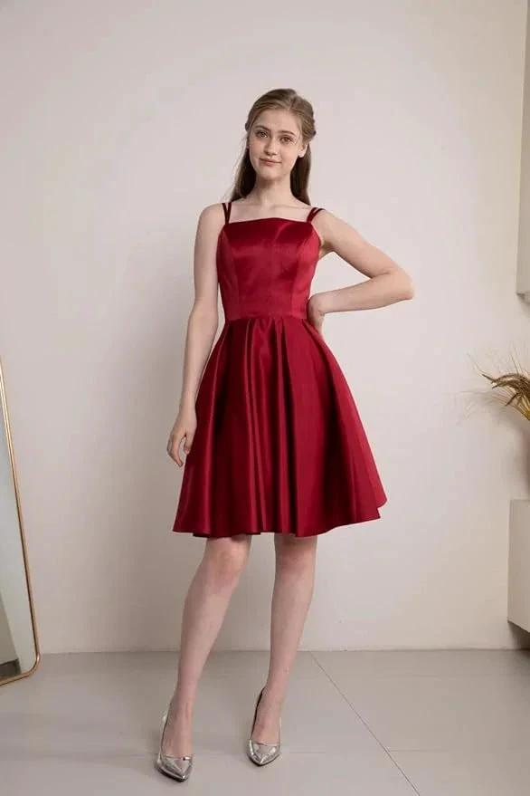 Prom Dress With Shorts Homecoming Dress with Pockets SYH80 by vivymakudress