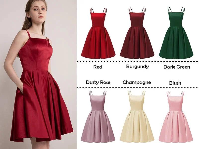 Prom Dress With Shorts Homecoming Dress with Pockets (ZD11691)