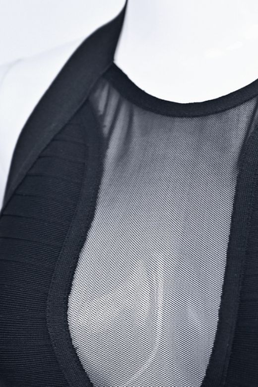 Remi Bandage Mini Dress - Classic Black