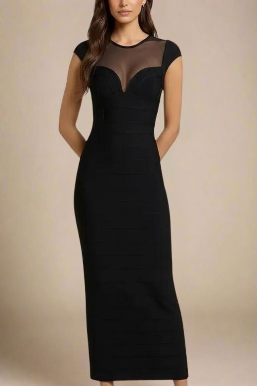 Rory Bandage Maxi Dress - Classic Black