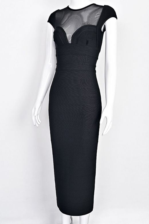Rory Bandage Maxi Dress - Classic Black