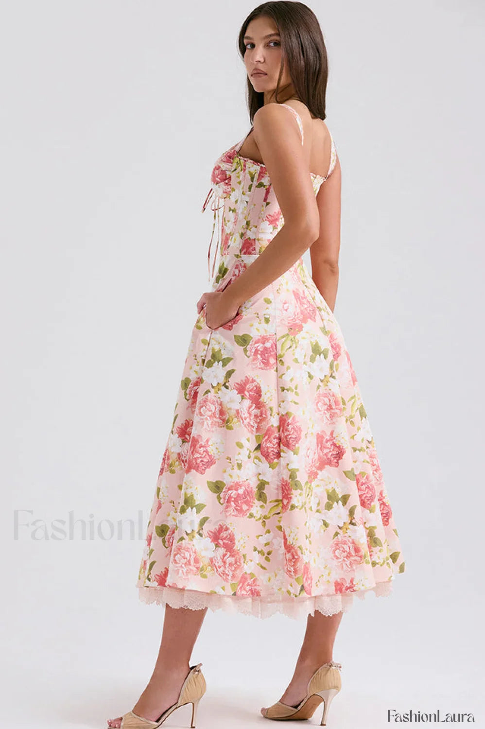 Rosalee Print Stylish Cotton Sundress