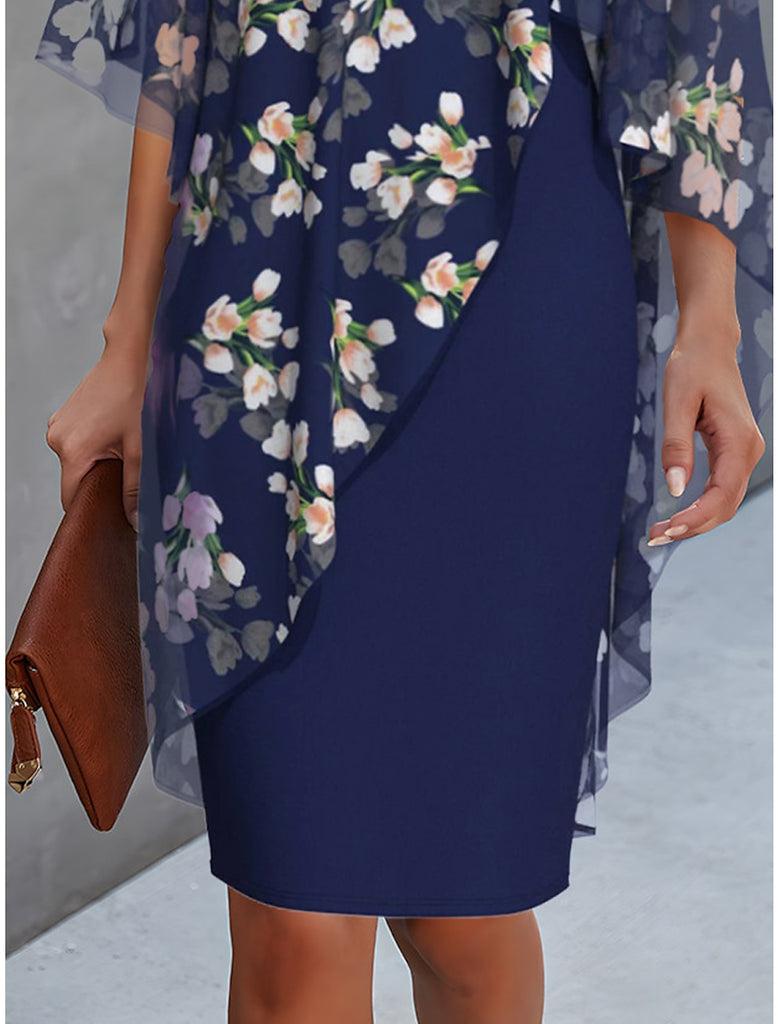 Micaela Chic Floral Dress Statement Occasion Edit