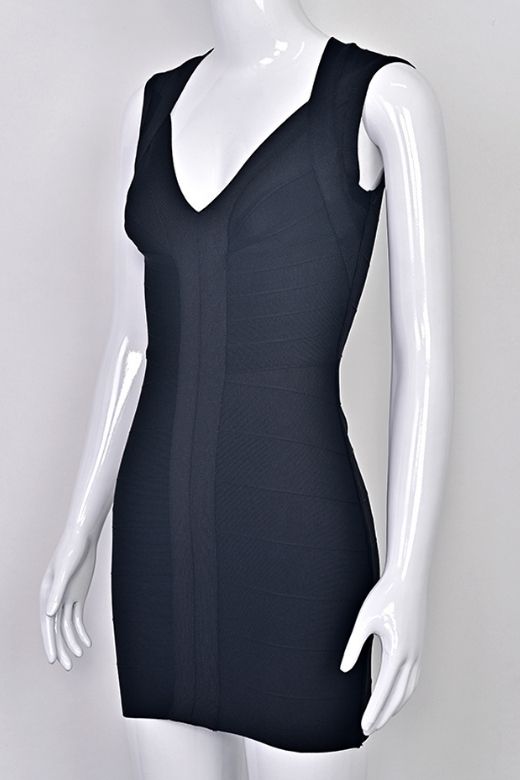 Sabrina Bandage Mini Dress - White Pearl