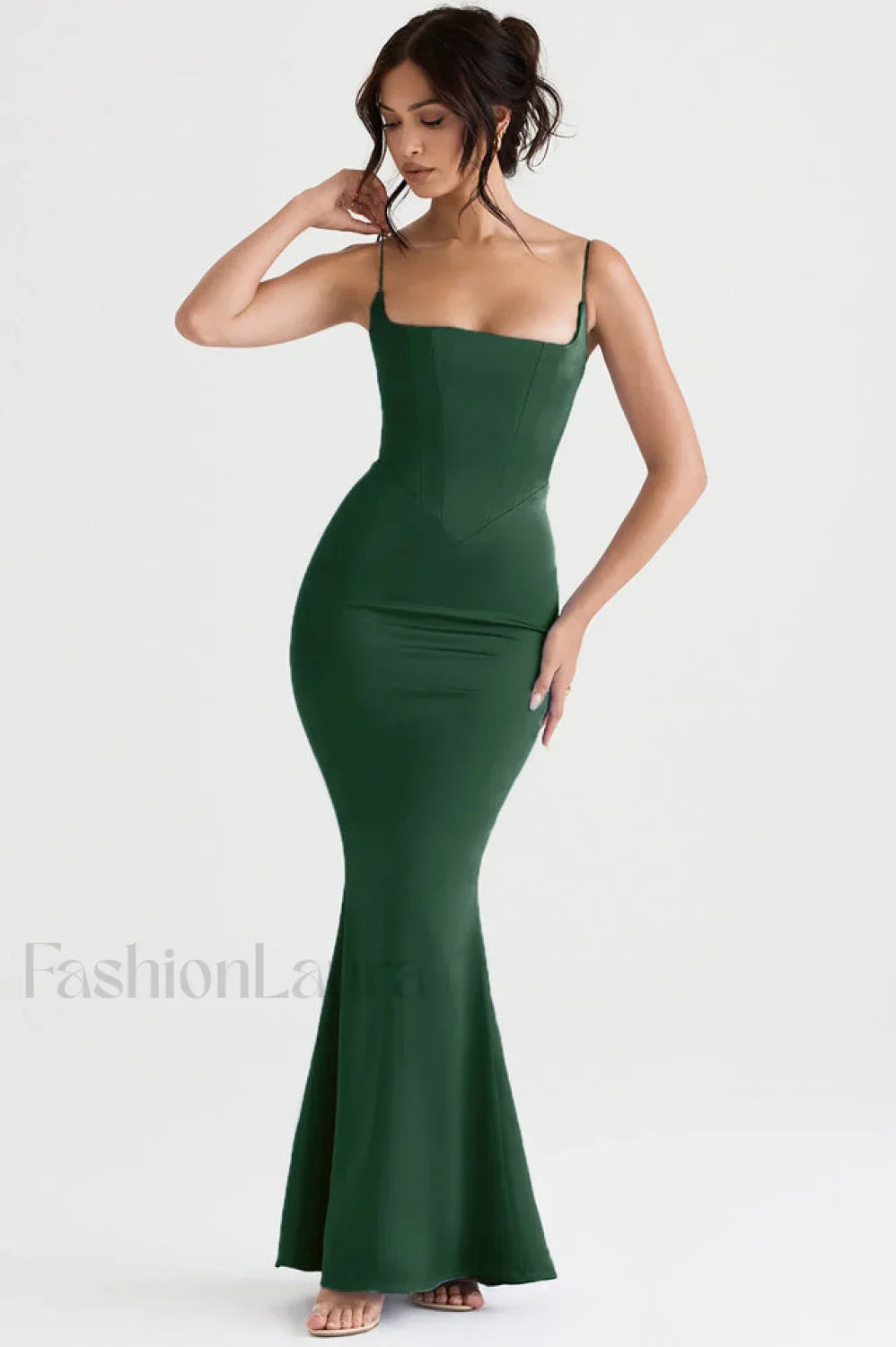Satin Tunic Stylish Maxi Dress