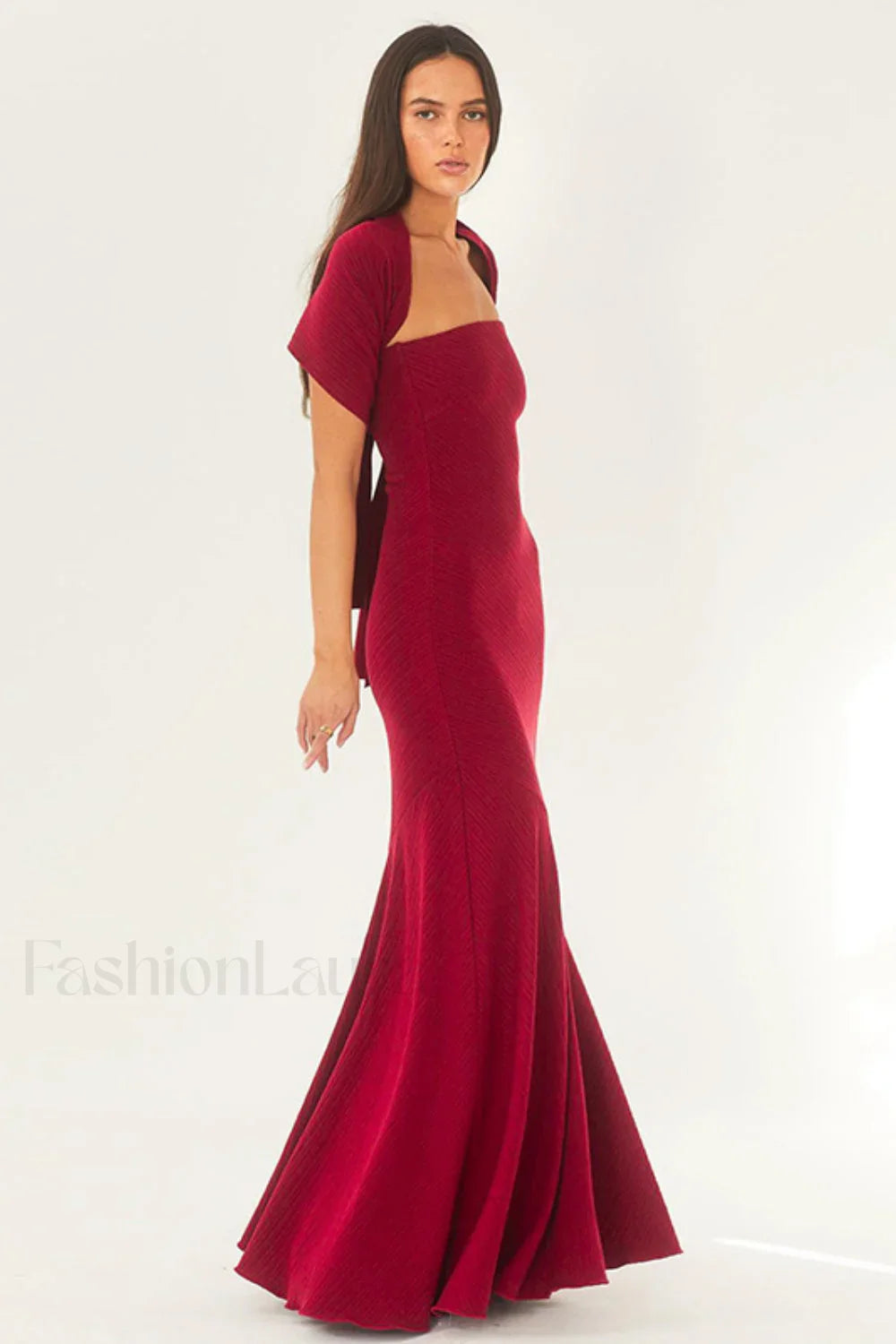 Sexy Strapless Mermaid Dress with Relaxed Fit and Seasonal Wardrobe Essential
