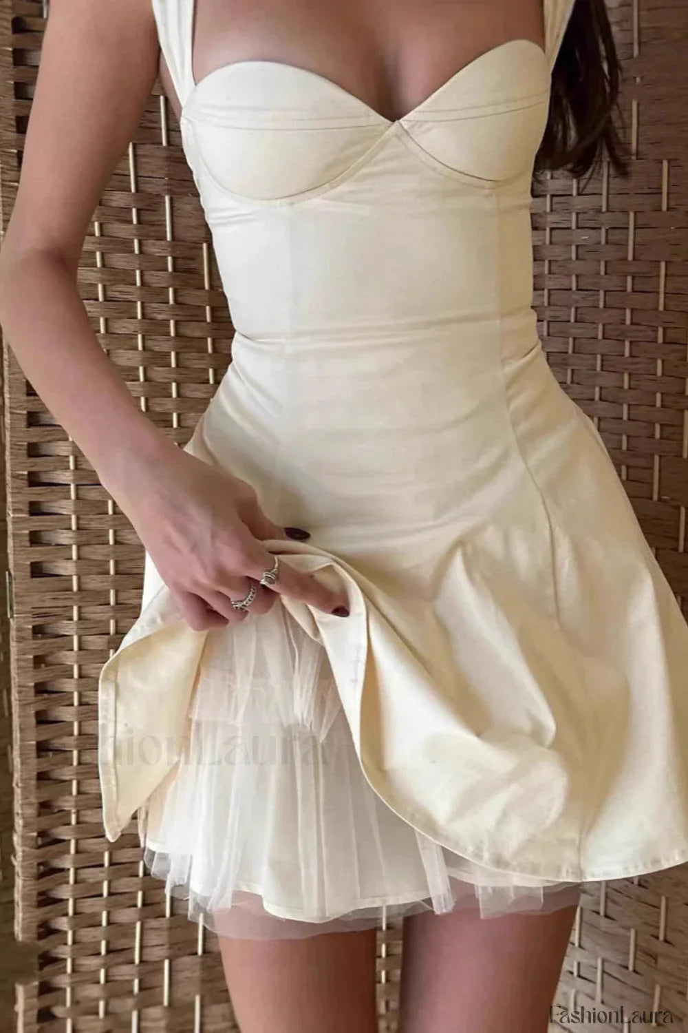 Sexy Tube Top Dress with Elegant Everyday Styling Boutique Fashion Style