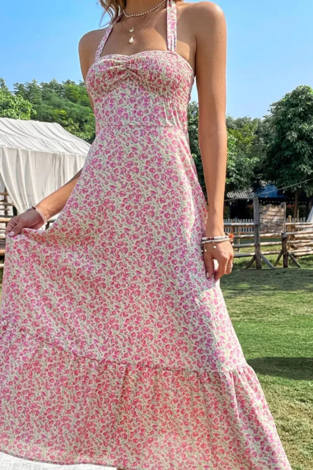 Sexy Wind Neck Dress with Relaxed Fit and Everyday Wear