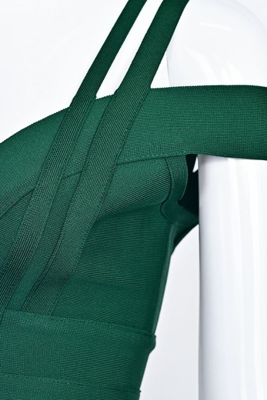 Sia Bandage Dress - Emerald Green
