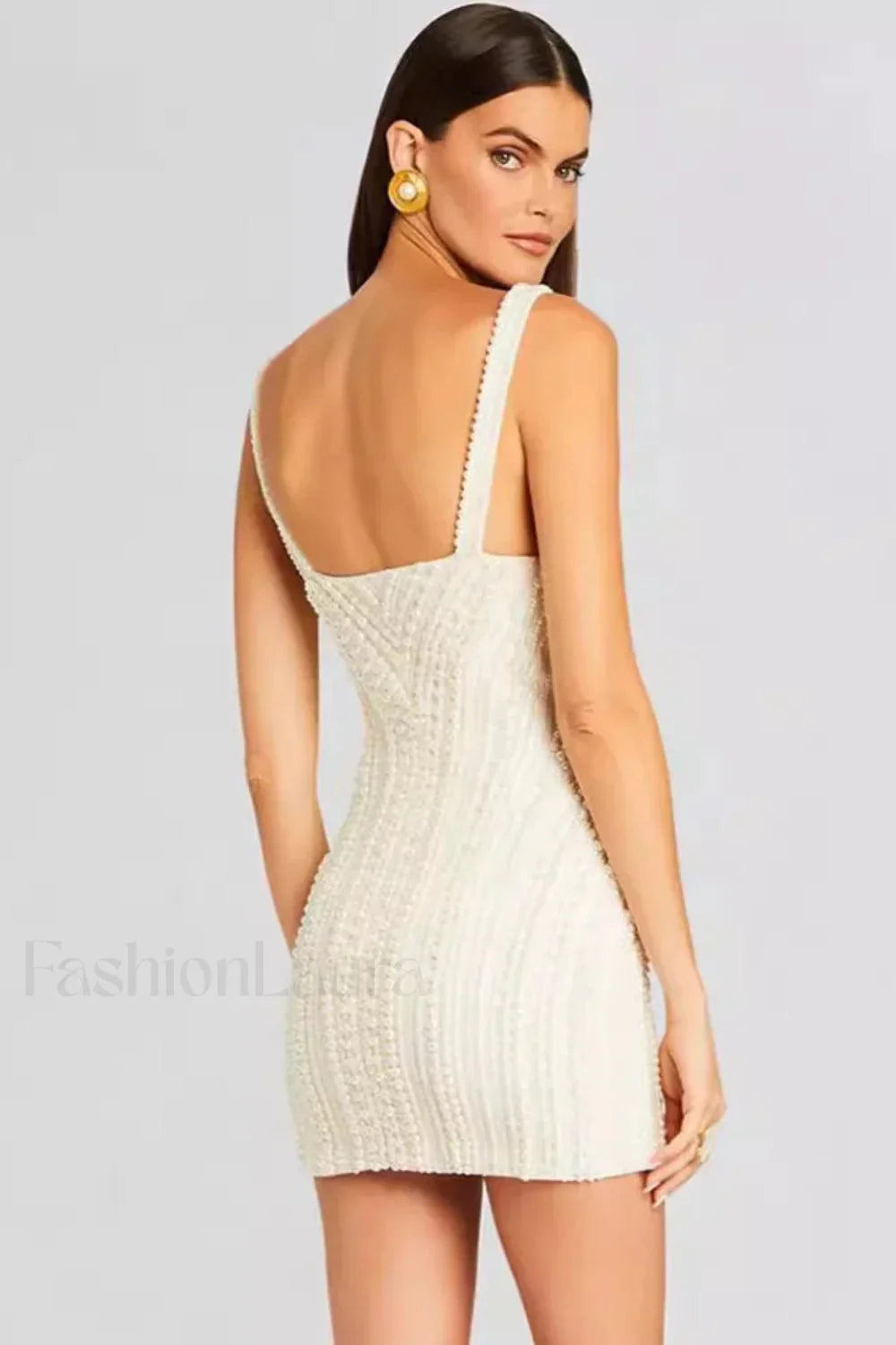 Slim Beaded Strappy Dress with Relaxed Everyday Styling