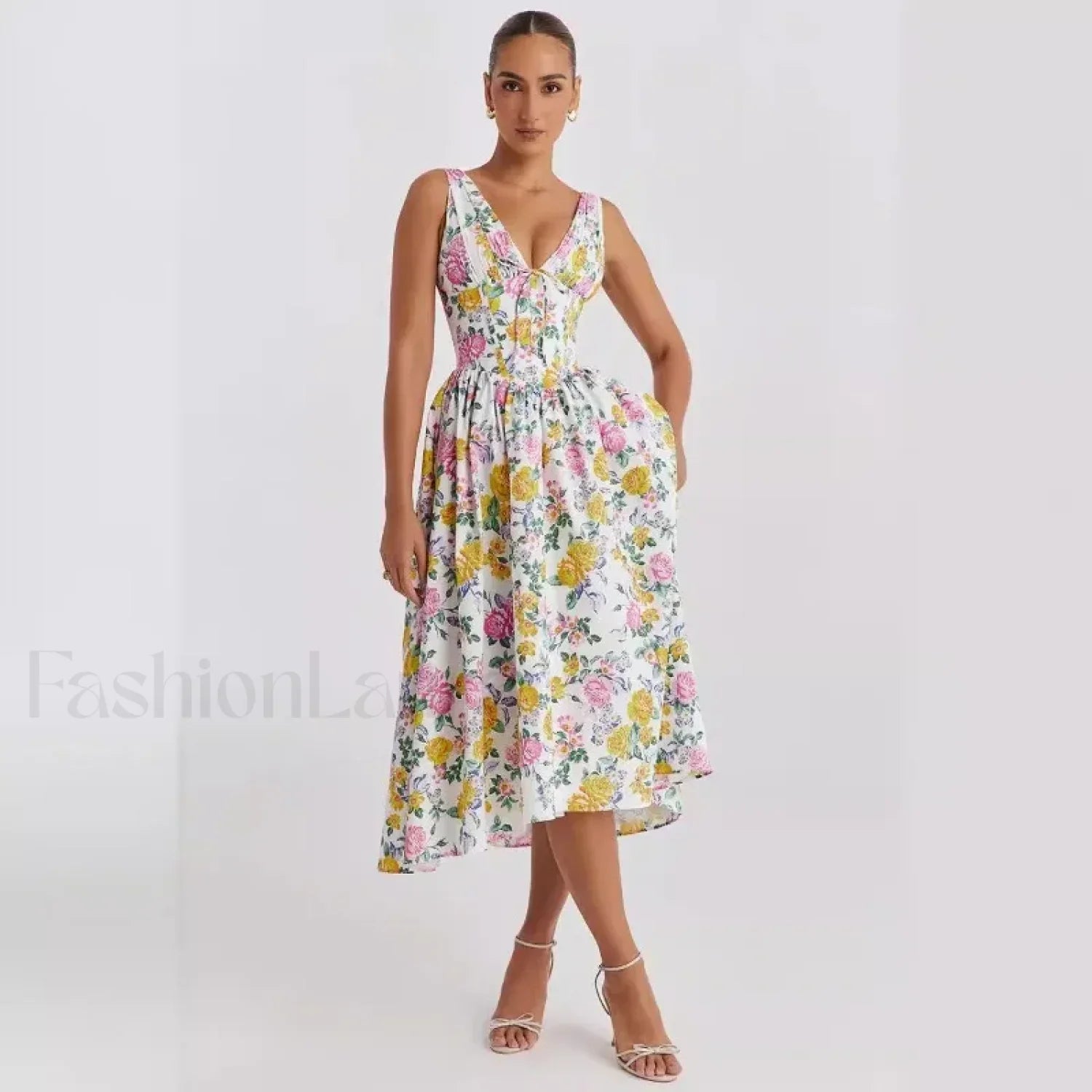 Tailored Slimming V Neck Dress for Modern Fashion Wear Boutique Fashion Style