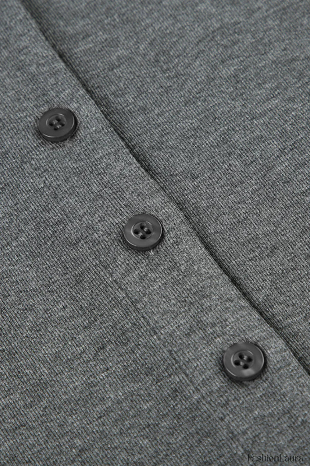 Solid Buttoned High Dress with Contemporary Everyday Styling