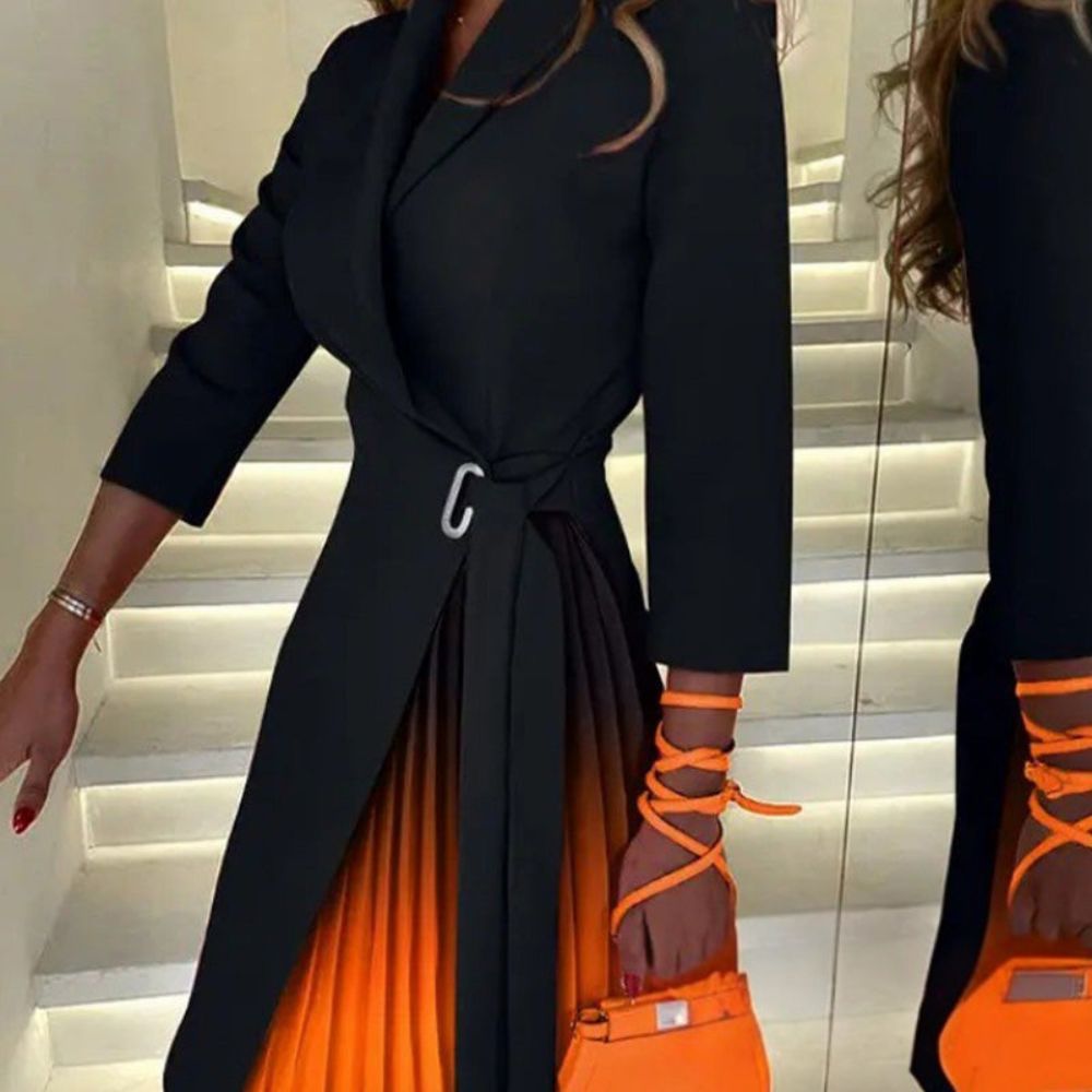 Yolanda Effortless Stylish Pleated Mini Dress Evening Wear Edit