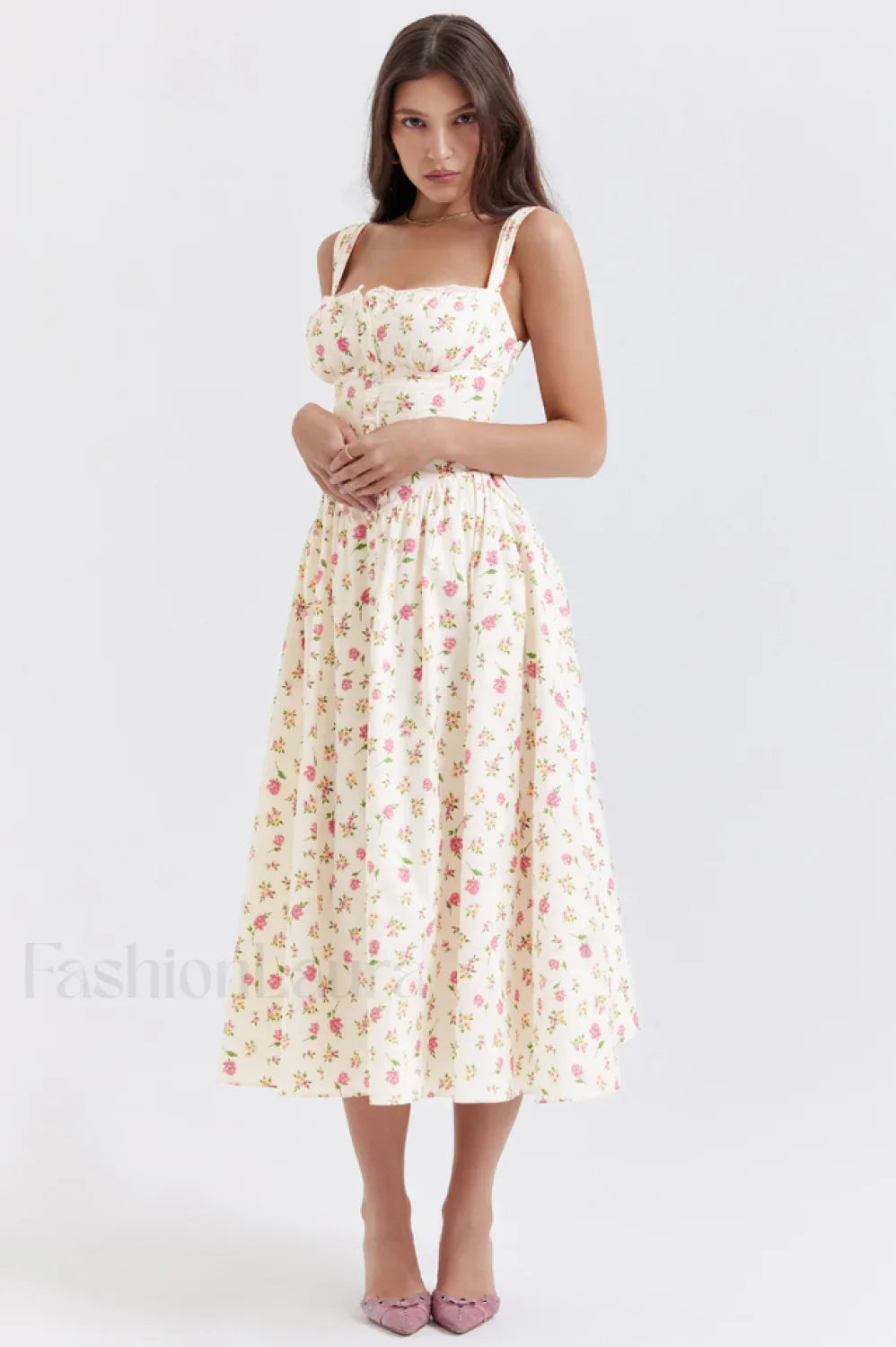 Tatiana Rose Stylish Print Midi Sundress