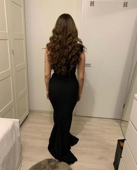 Chic One-Shoulder Mermaid Prom Dress  C550