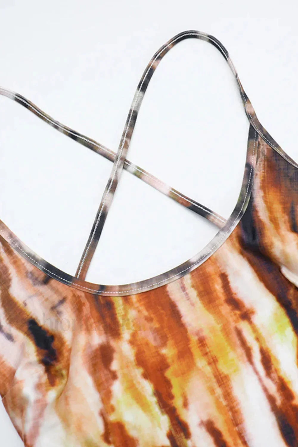 Modern Tie Dye Backless Dress for Modern Fashion Wear Boutique Fashion Style