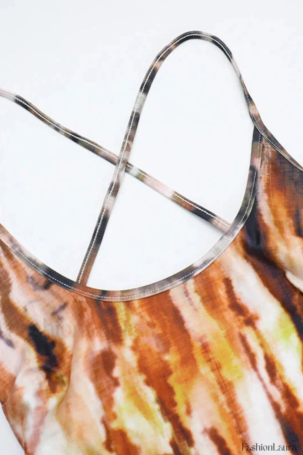 Modern Tie Dye Backless Dress for Modern Fashion Wear Boutique Fashion Style