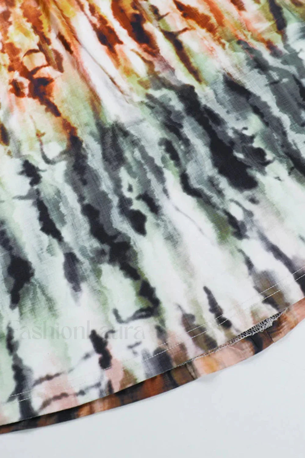 Modern Tie Dye Backless Dress for Modern Fashion Wear Boutique Fashion Style
