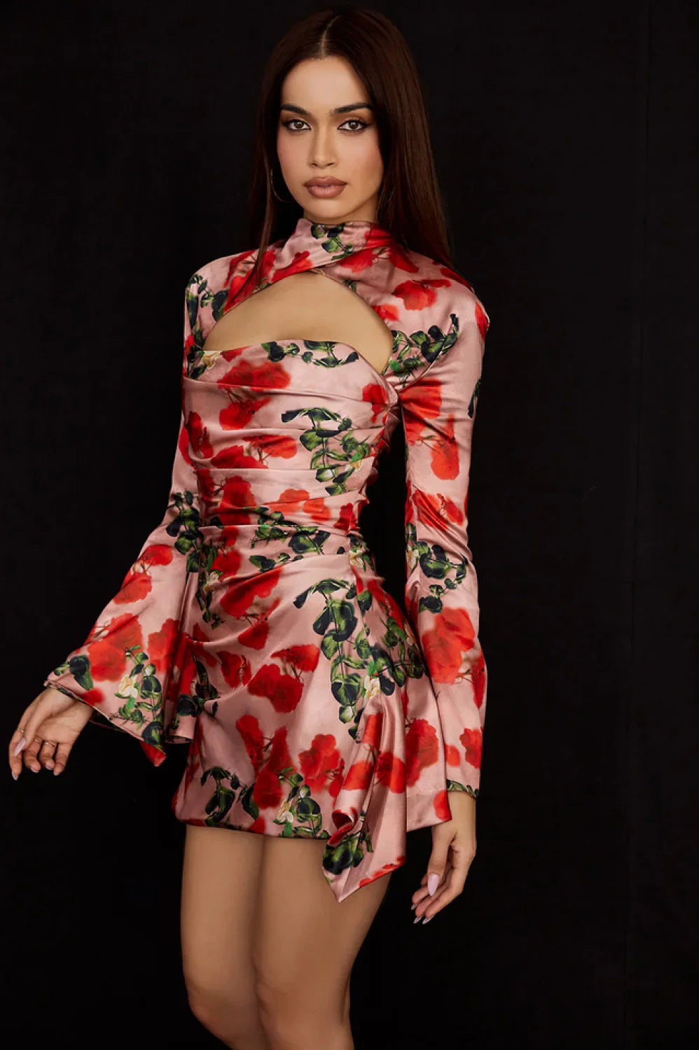 Toira Halter Stylish Mini Dress