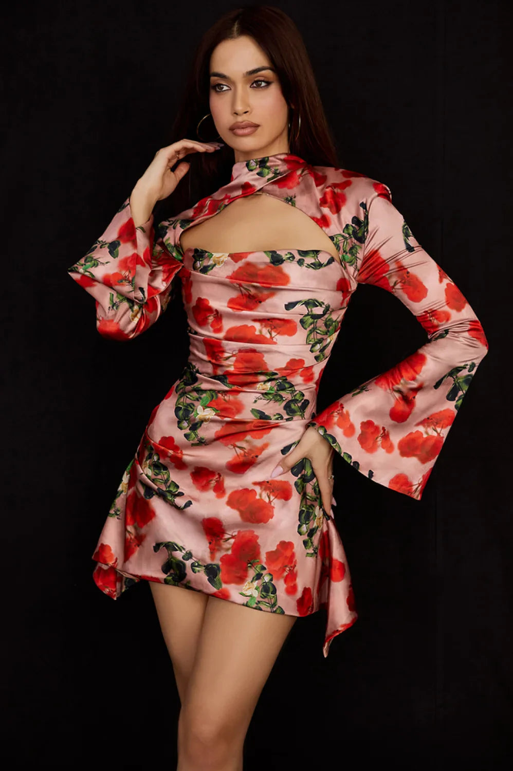 Toira Halter Stylish Mini Dress
