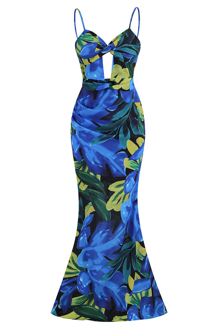 Rosedress Tropical Twist Backless Maxi Dress for Beach Vacations - Fashionpara