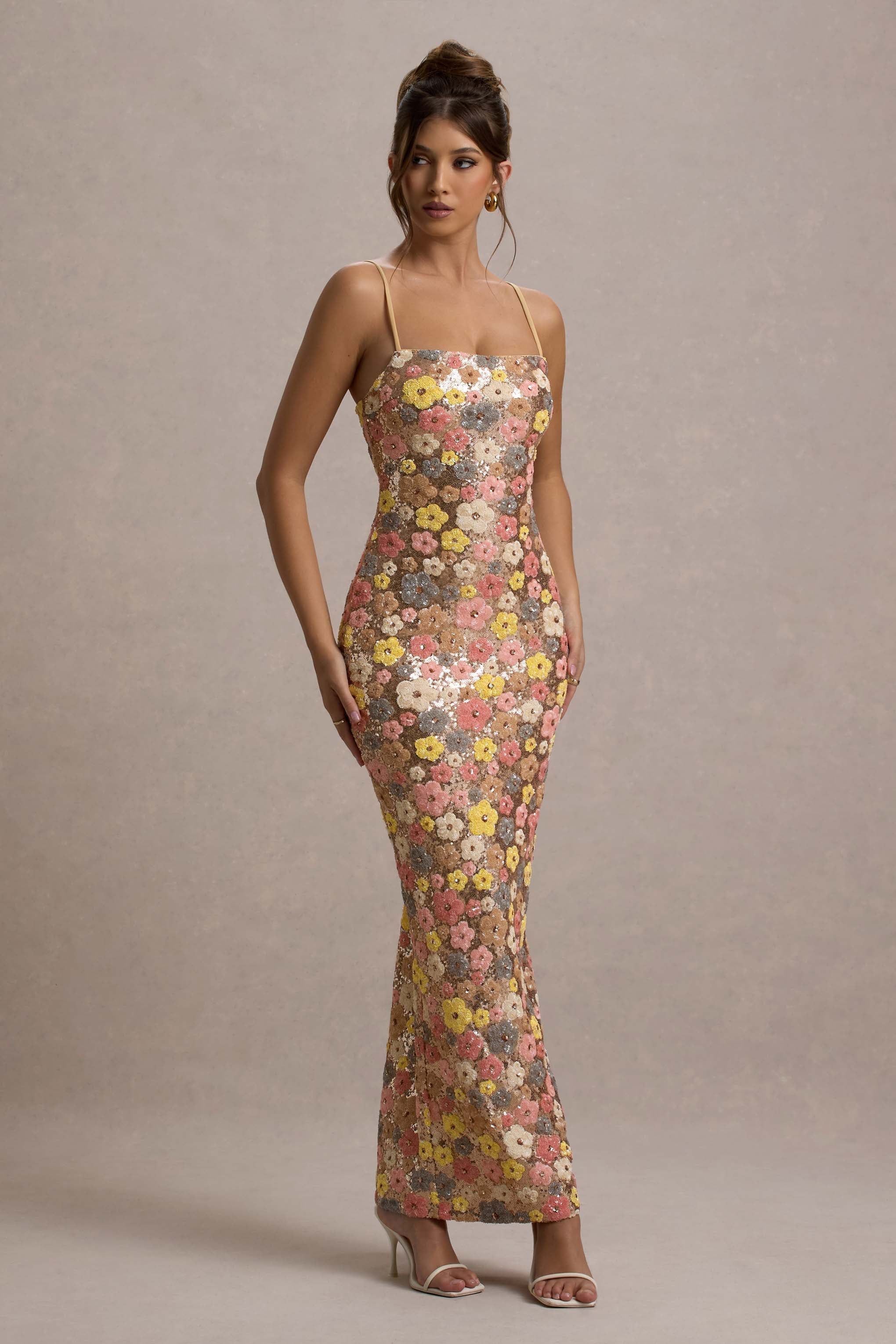 Victoria Sequin Maxi Dress