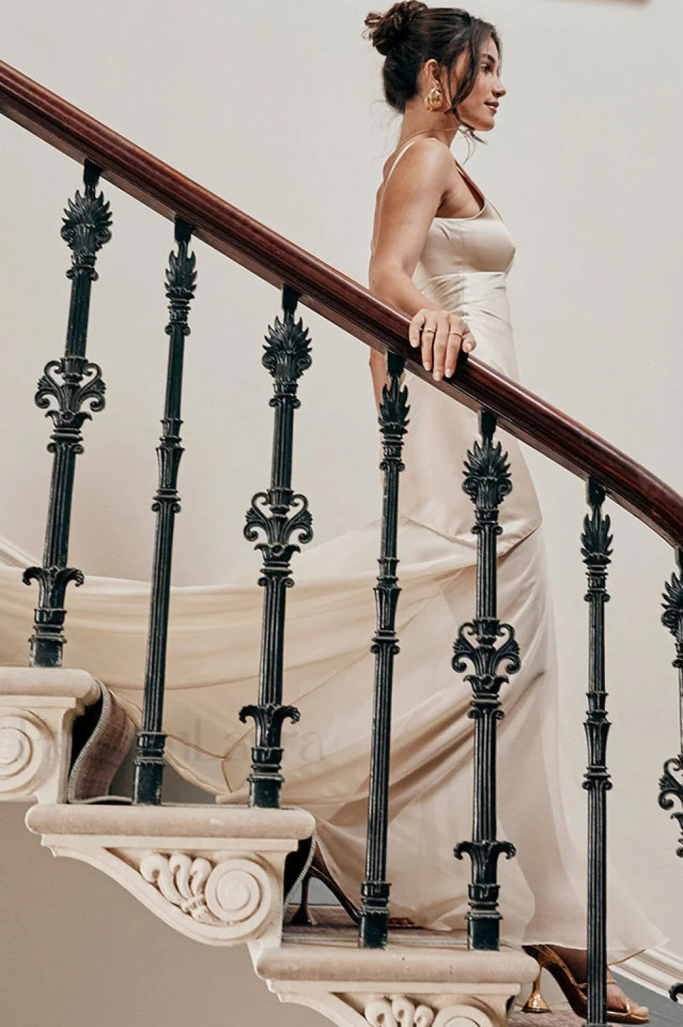 Victory Light Green Charming Chiffon Maxi Dress
