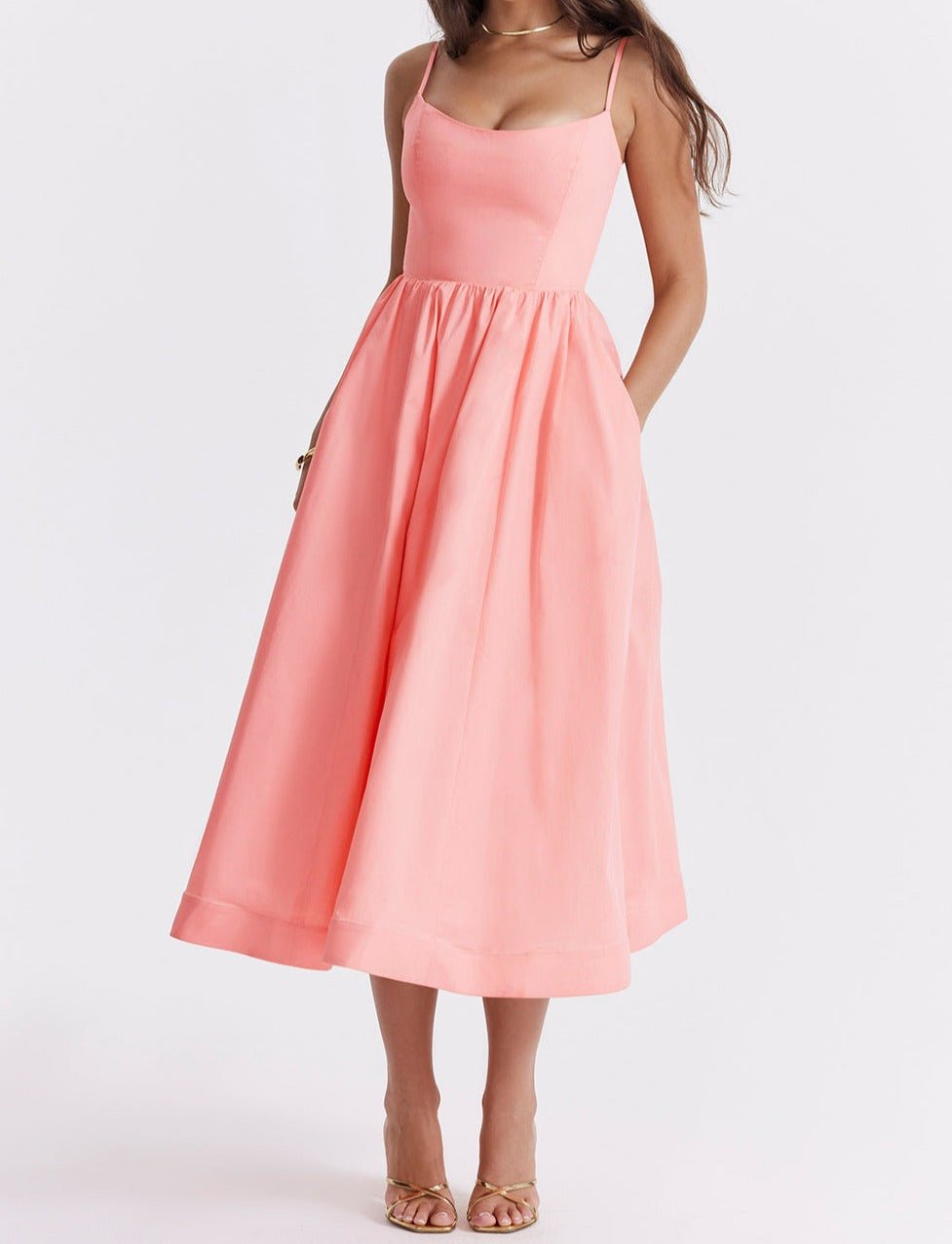María José Elegant Sleeveless Dress for Women Date Night Outfit